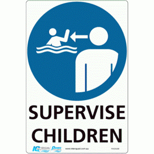 Supervise Children Sign