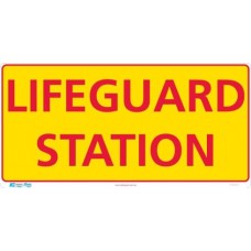 Lifeguard Station Sign