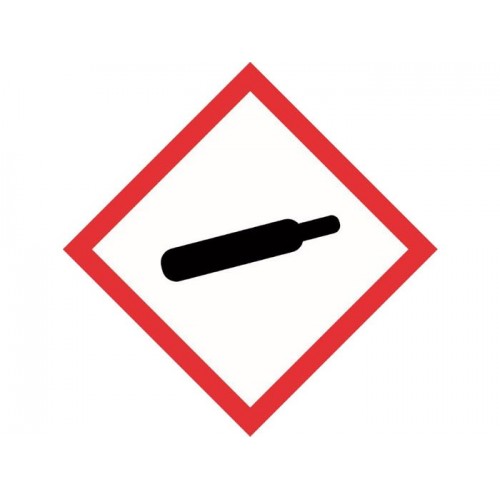 Hazardous Sign GHS - Compressed Gas