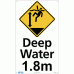 Depth With Diamond Symbol Sign