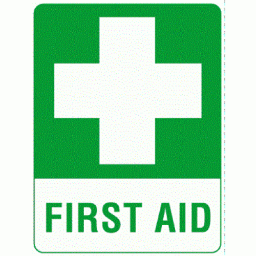 First Aid Emergency Sign