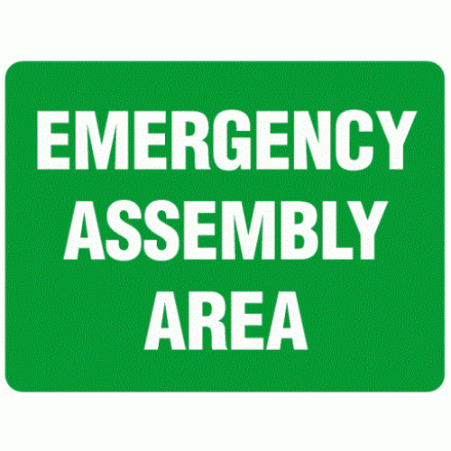 Emergency Assembly Area Sign