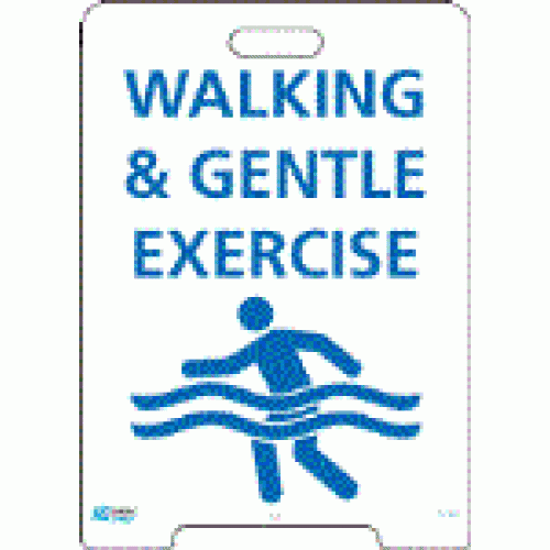Pavement A-Frame Sign - Walking & Gentle Exercise