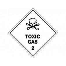 HAZARDOUS SIGN - TOXIC GAS 2 